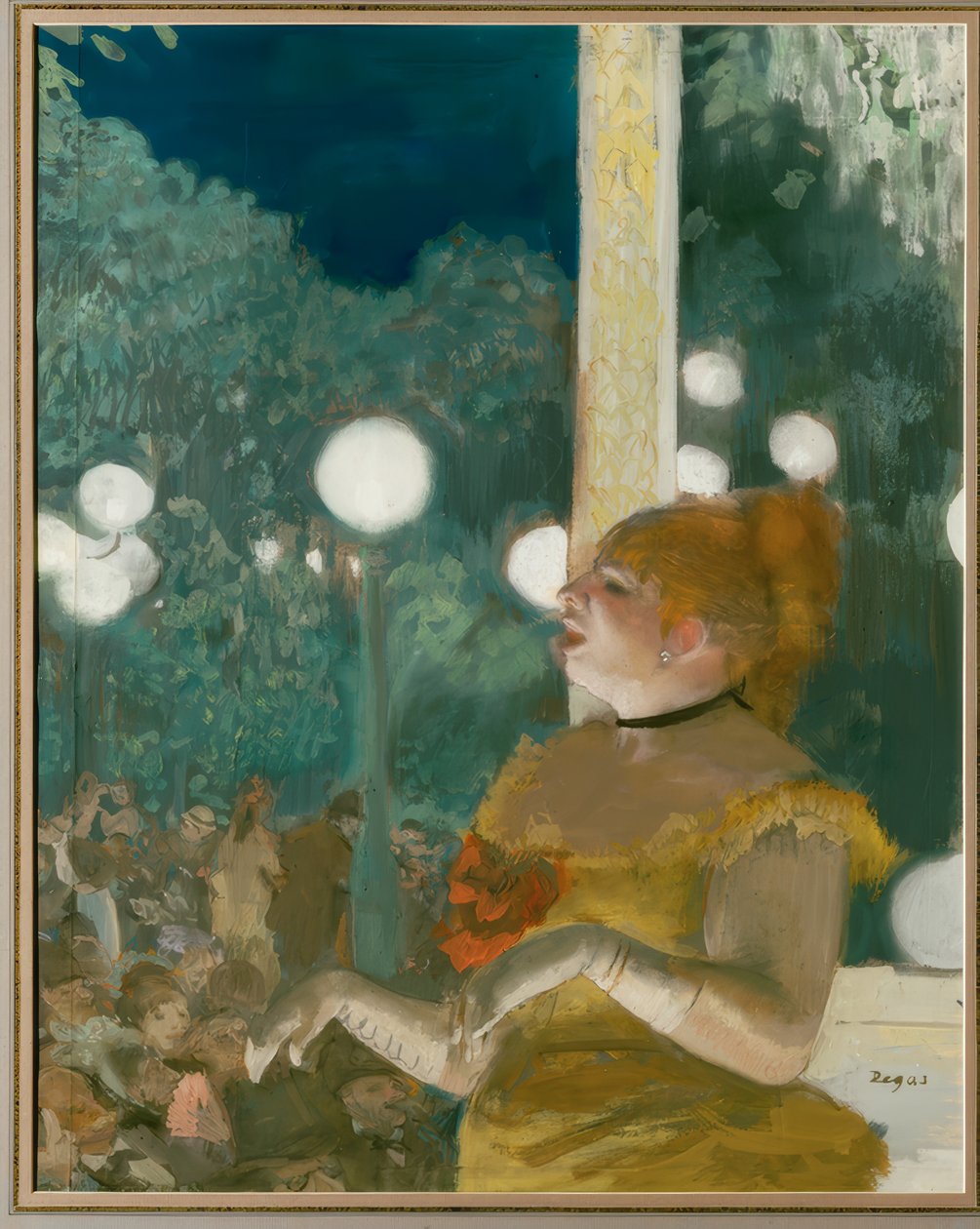 Het lied van de hond door Edgar Degas
