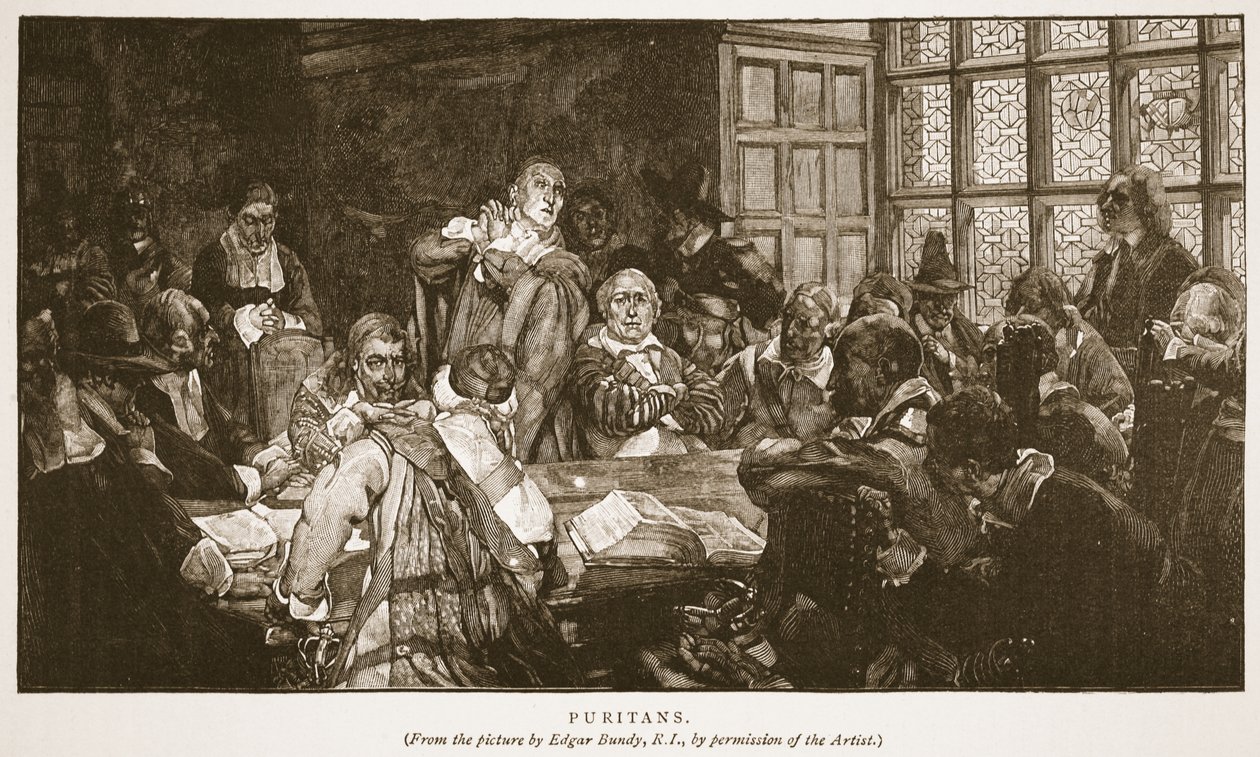 Puriteinen, illustratie uit 