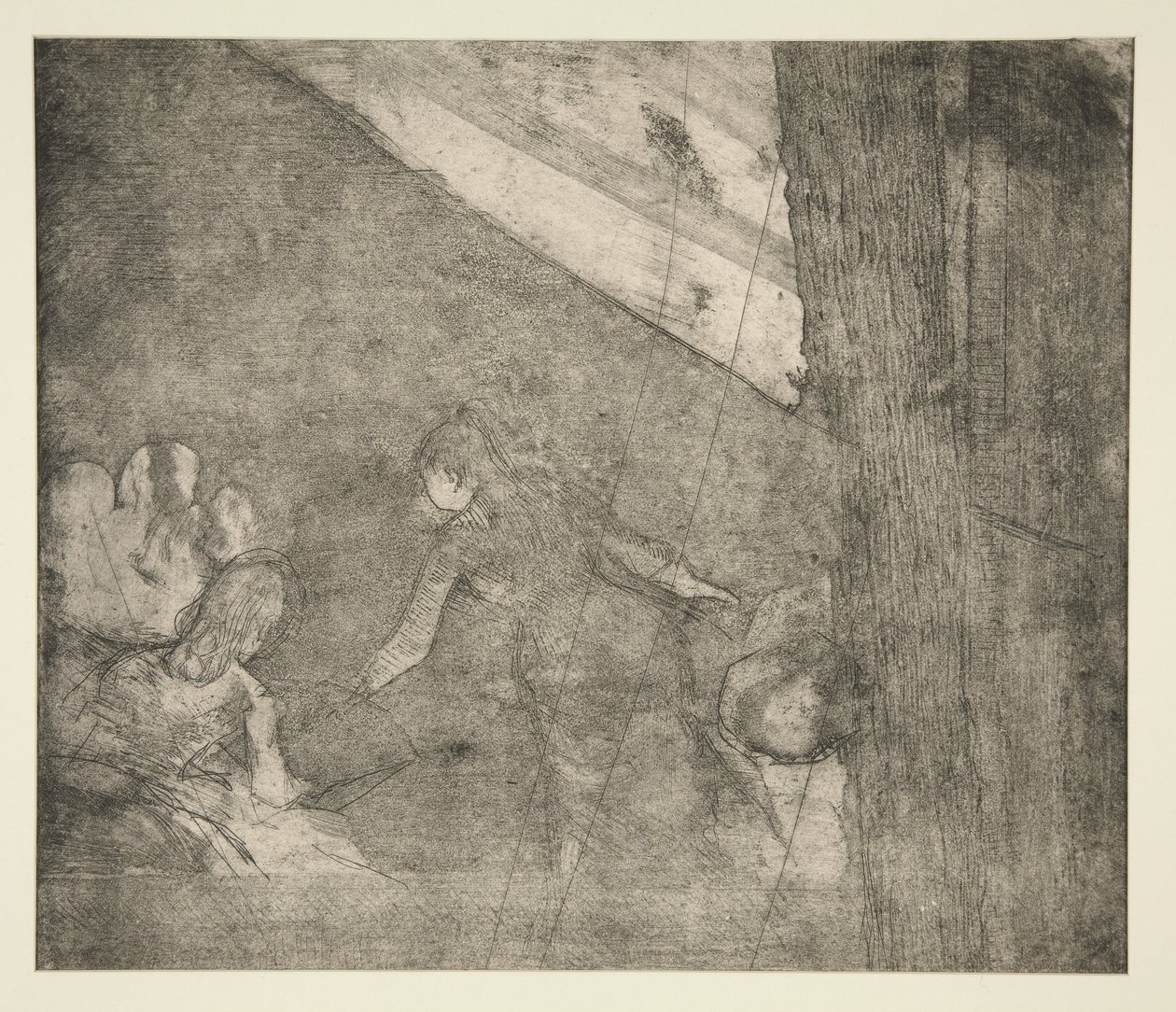 Bij de Ambassadeurs, ca. 1877 door Edgar Degas