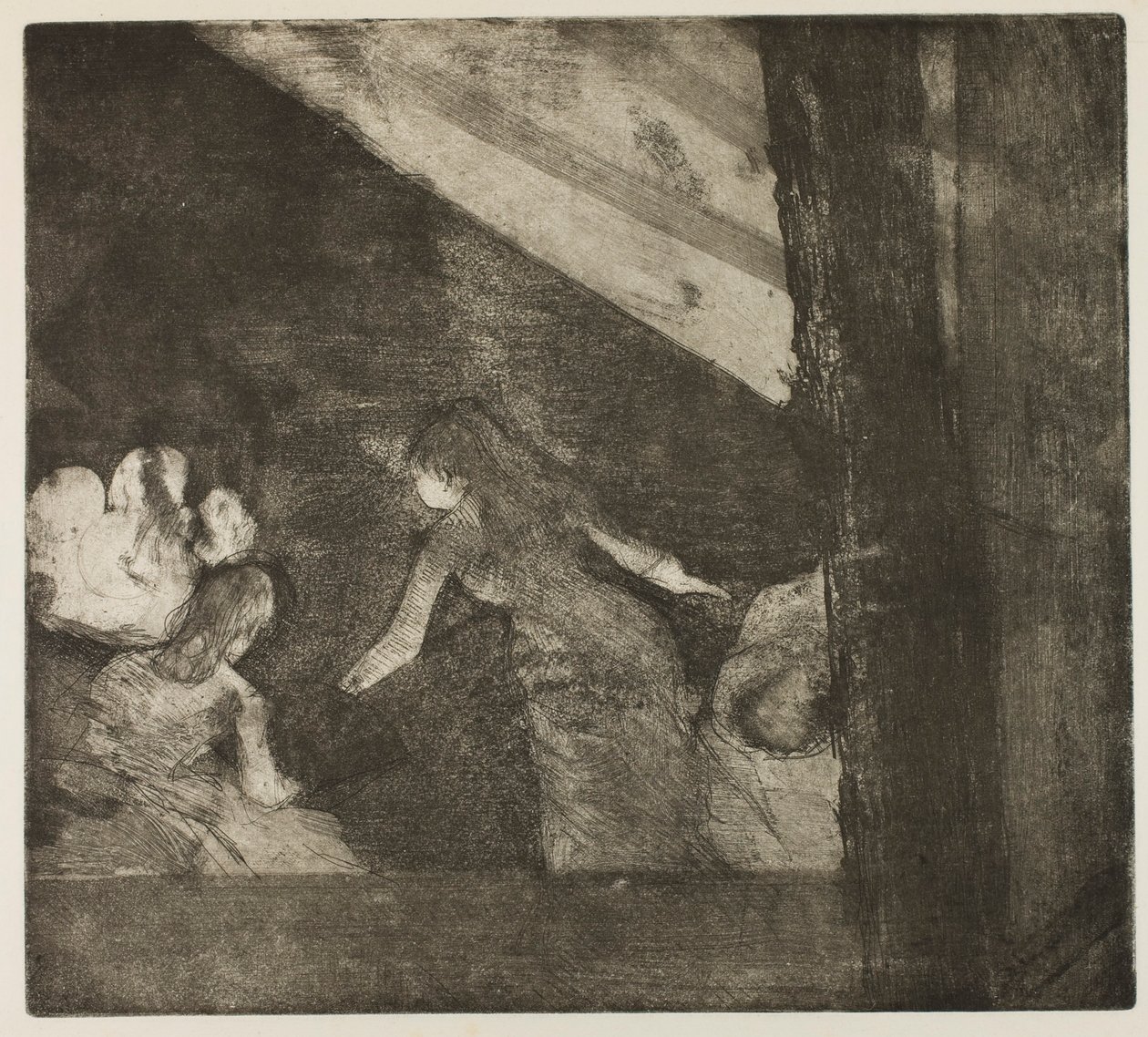 In het Ambassadeurscafé door Edgar Degas
