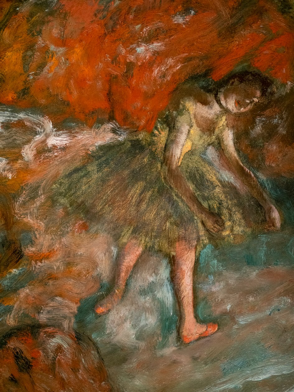 Balletscène (detail) door Edgar Degas