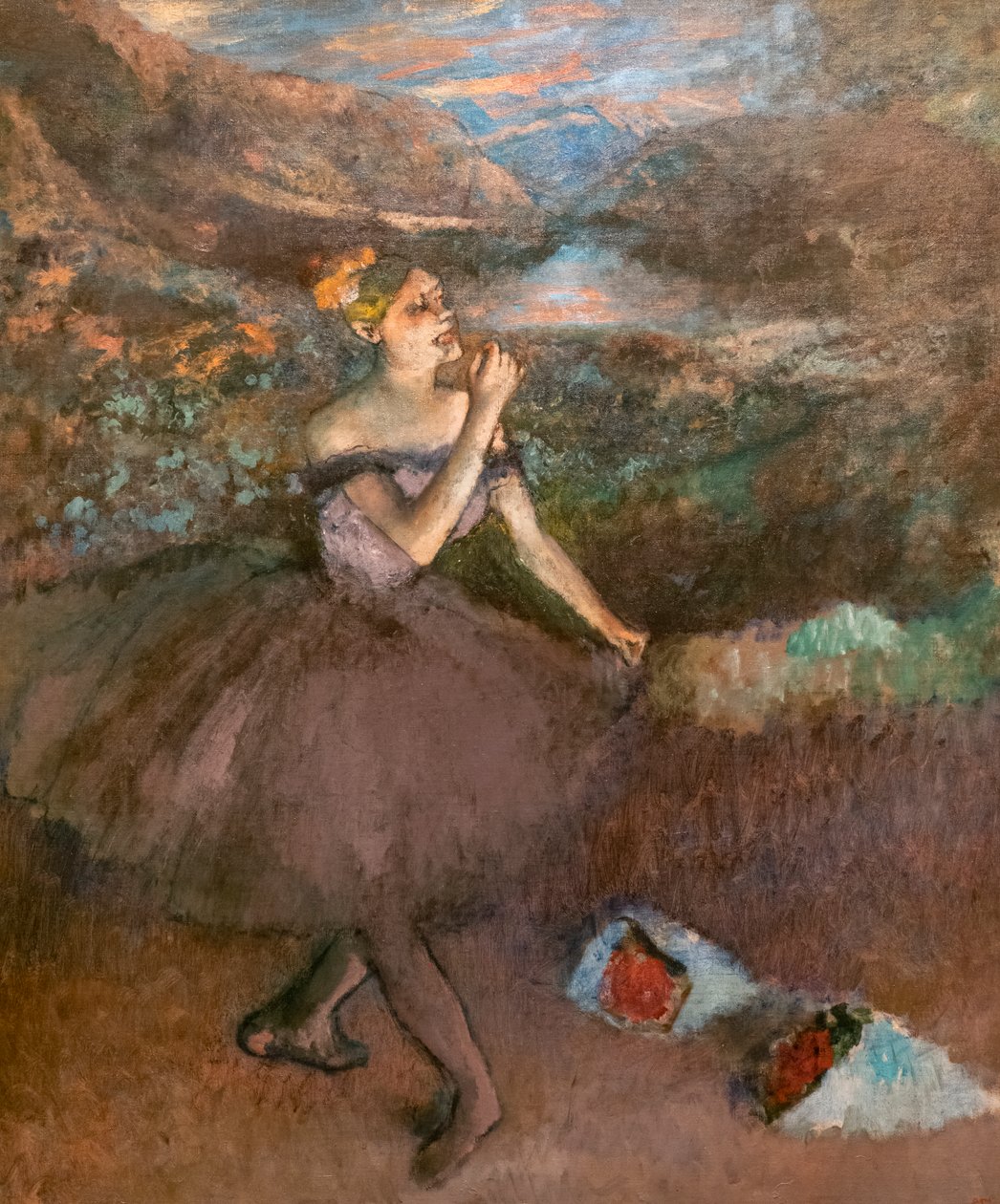 Boeketdanser. Rond 1895-1900 door Edgar Degas