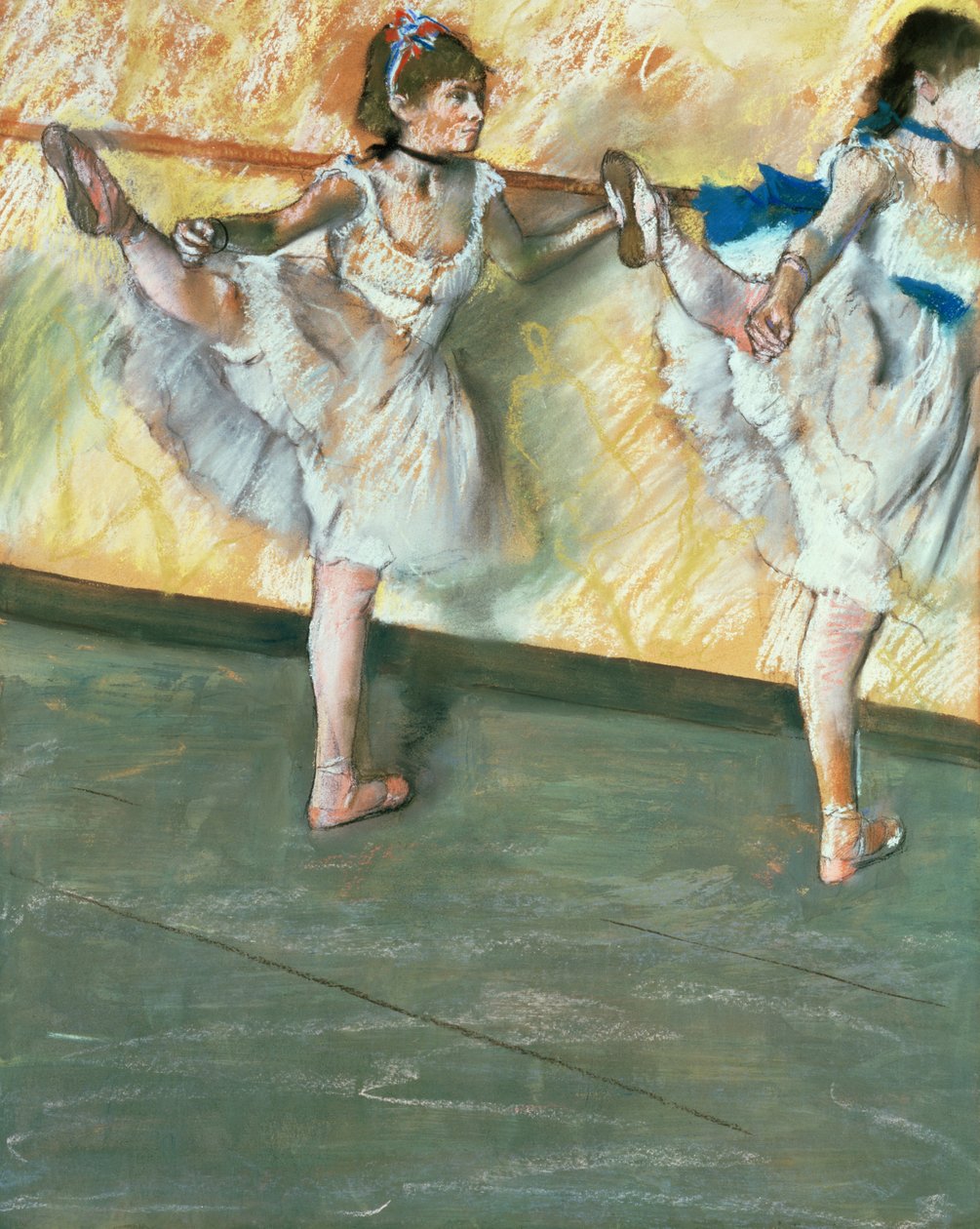 Dansers aan de bar, ca. 1877-79 door Edgar Degas