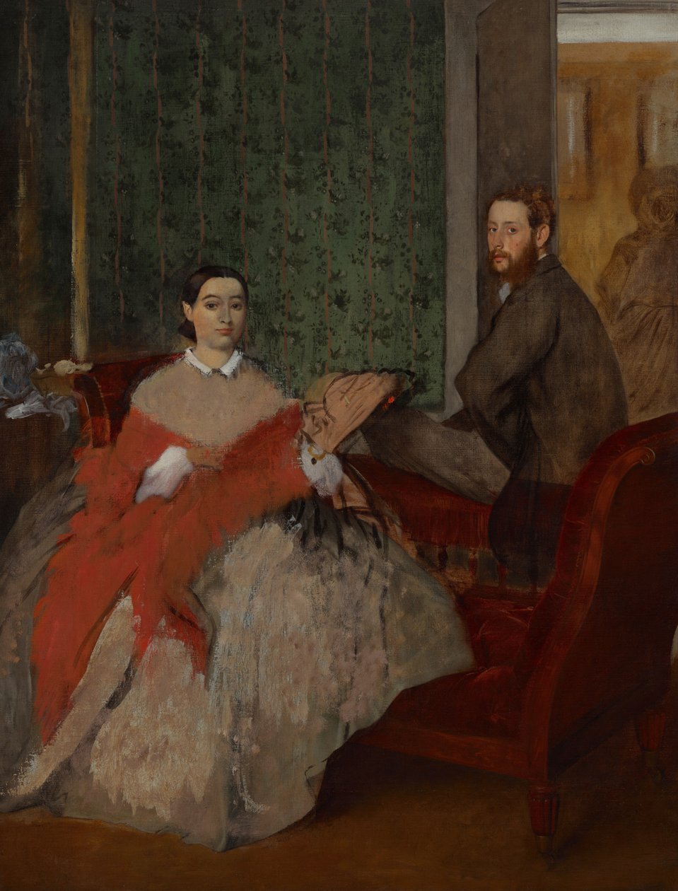 Edmondo en Thérèse Morbilli door Edgar Degas