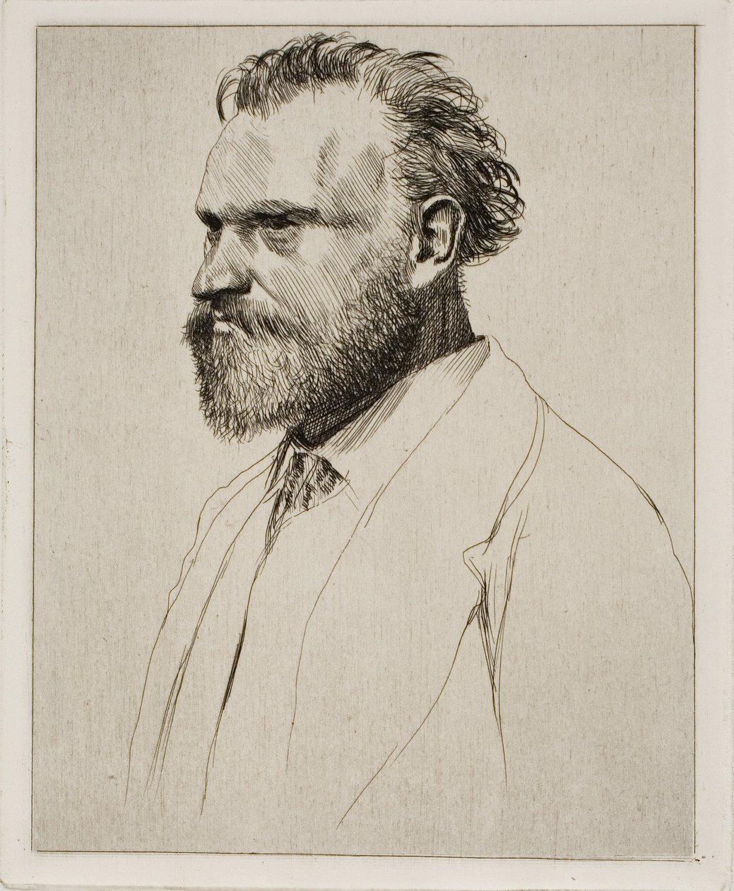 Edouard Manet, Portret op borstlengte door Edgar Degas