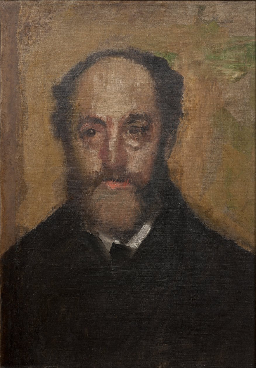 Portret van de kunstcriticus Emile Durand-Greville (1838-1914) door Edgar Degas