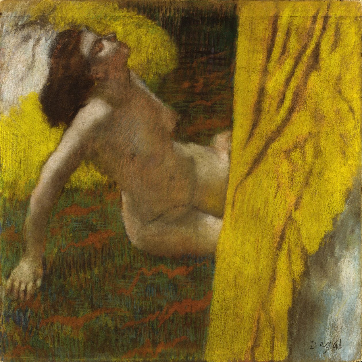 Vrouwelijk naakt, ca. 1885-1886 door Edgar Degas