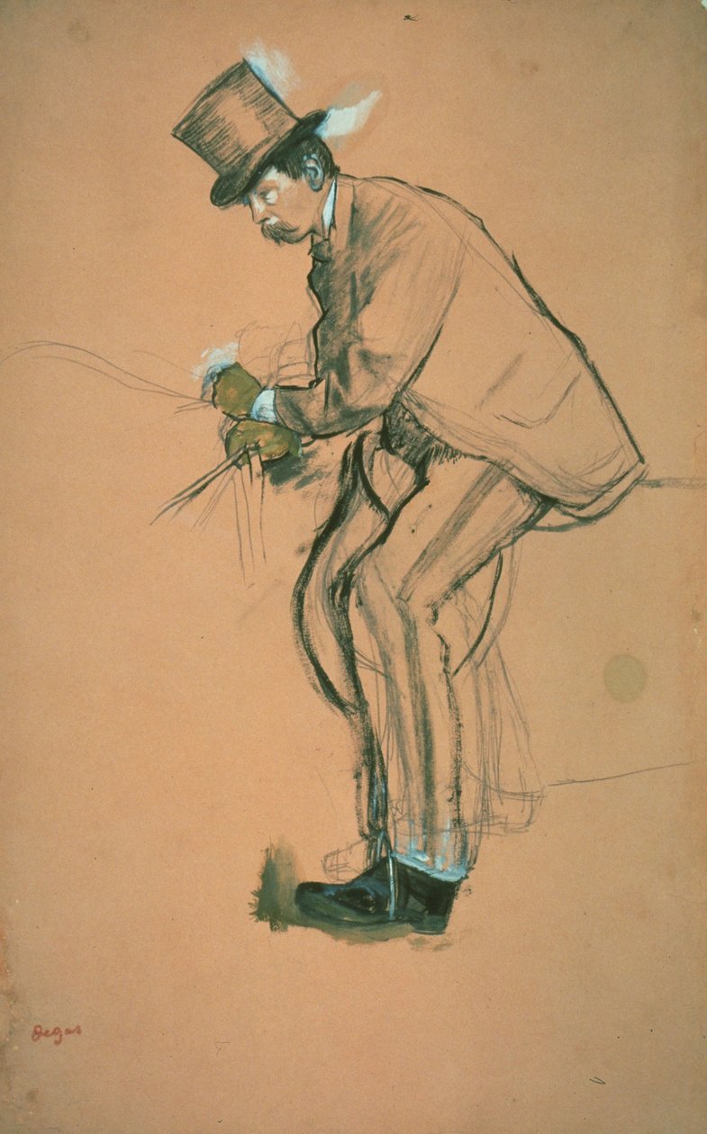 Gentleman Ruiter door Edgar Degas