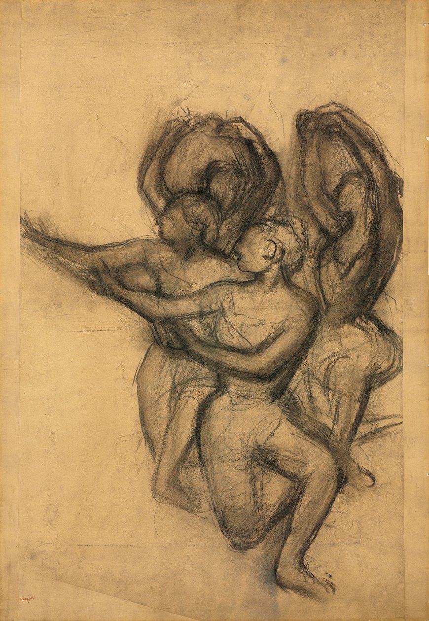 Groep Dansers, c.1895-1900 door Edgar Degas