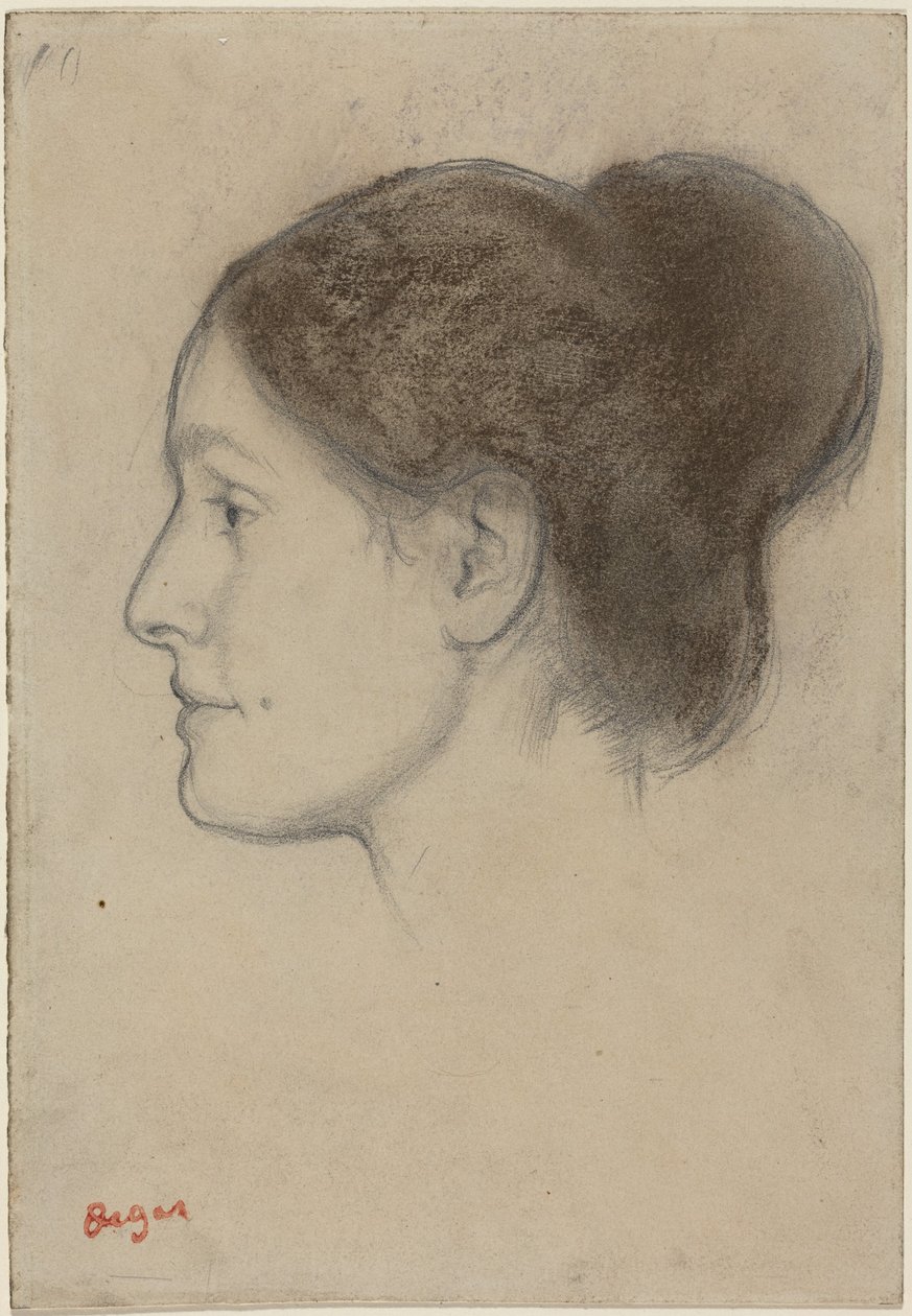 Hortense Valpinçon door Edgar Degas