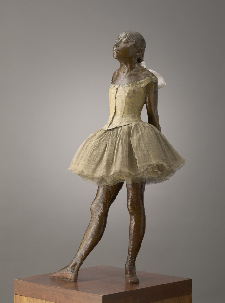 Kleine Danseres van Veertien, gemodelleerd 1879-81, gegoten 1919-21 door Edgar Degas