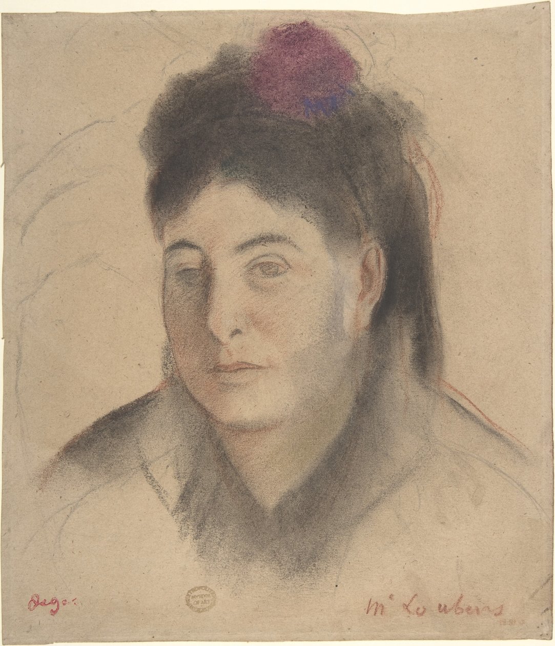Mevrouw Loubens door Edgar Degas