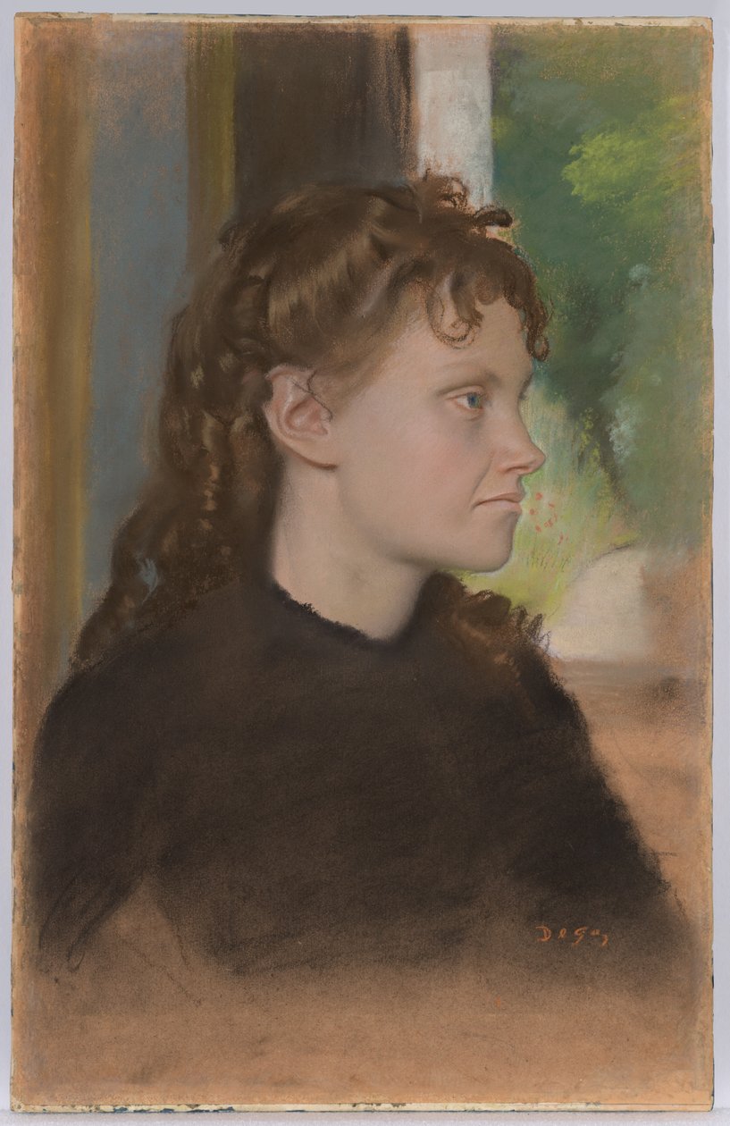 Madame Théodore Gobillard (Yves Morisot) door Edgar Degas