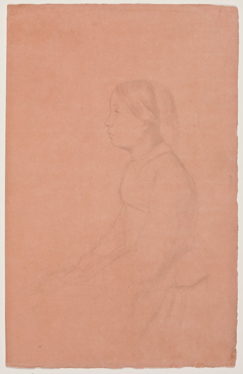 Marguerite de Gas, 1853-54 door Edgar Degas