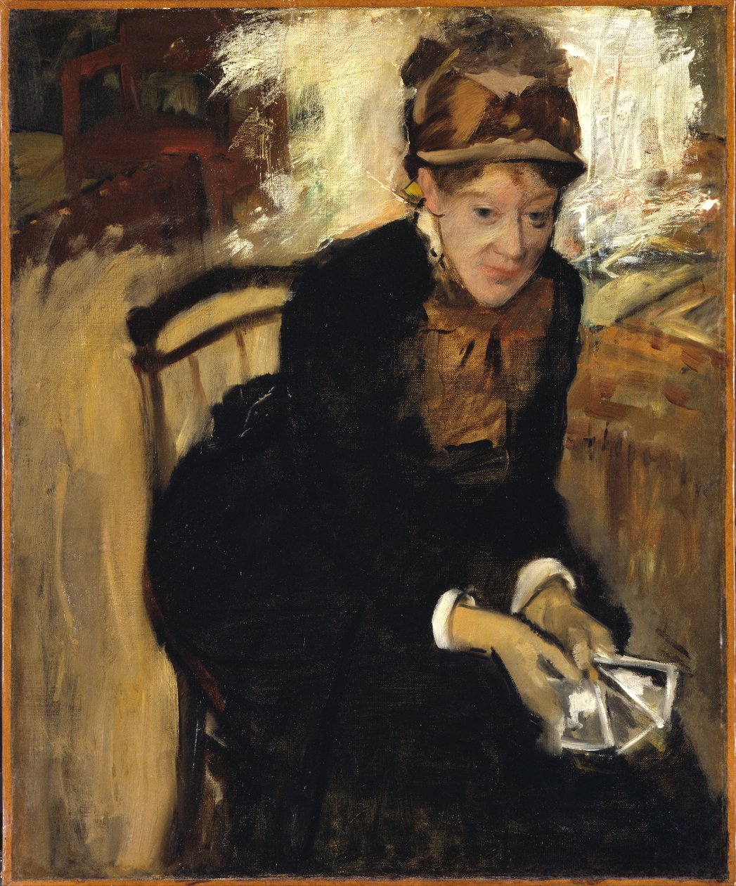 Mary Cassatt door Edgar Degas