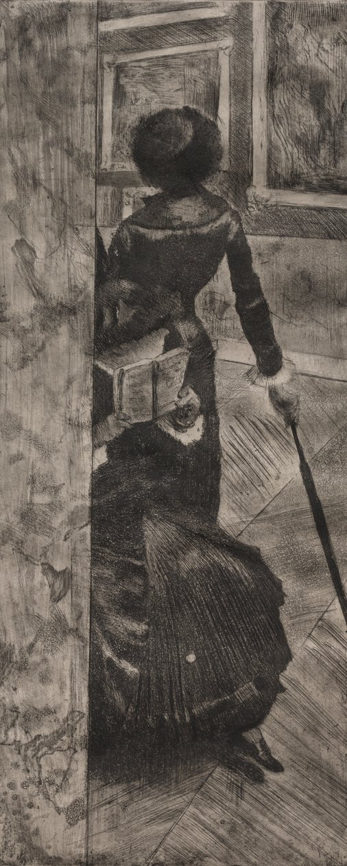 Mary Cassatt in het Louvre: De schilderijengalerij door Edgar Degas