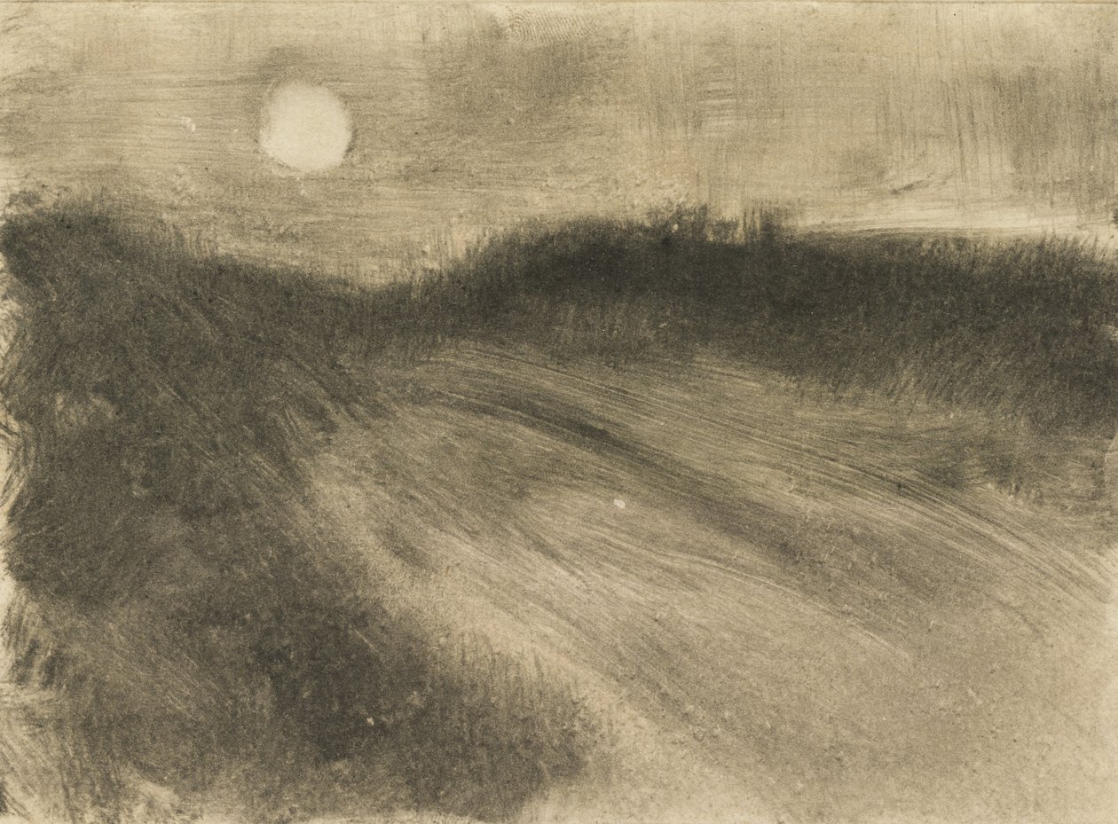 Maanopkomst door Edgar Degas
