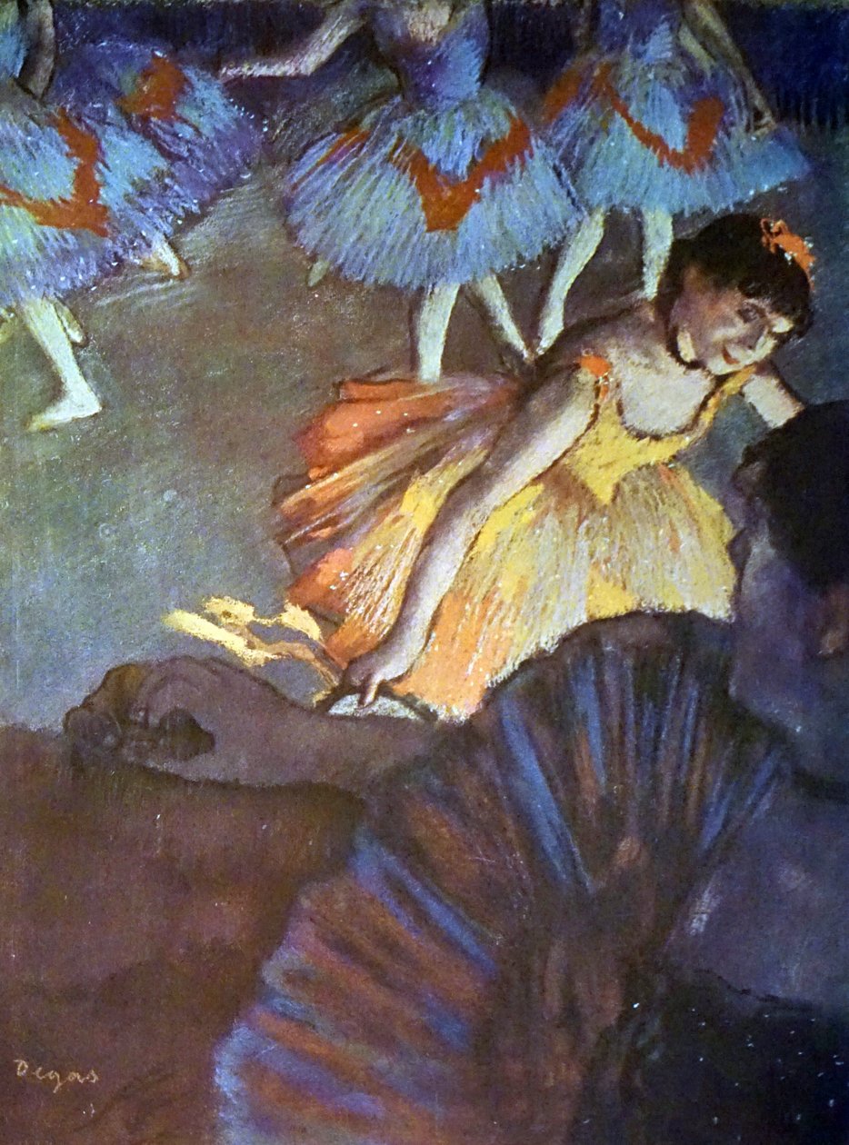 Een Ballet Gezien vanuit een Opera Box door Edgar Degas door Edgar Degas