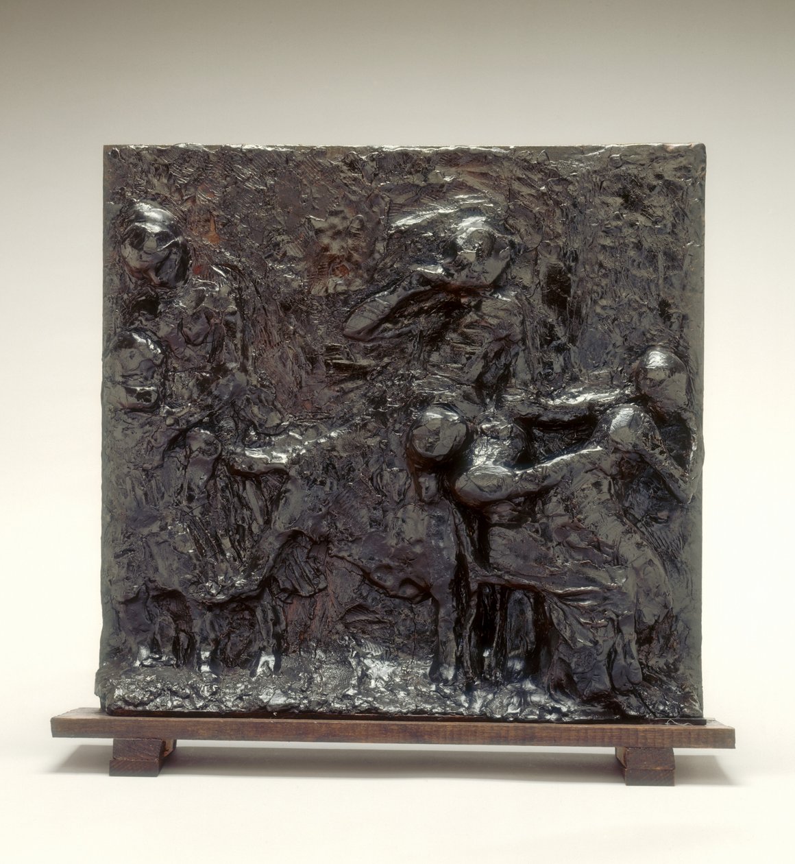 Appels plukken herdenking, of familie-idylle door Edgar Degas
