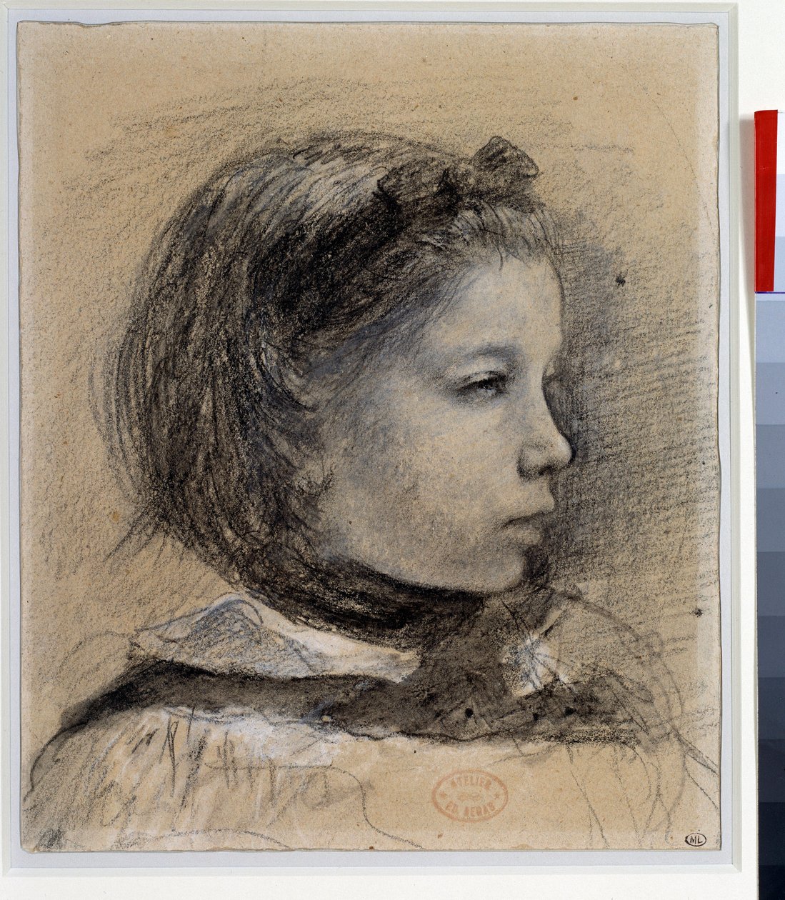 Portret van Giulia Bellelli door Edgar Degas