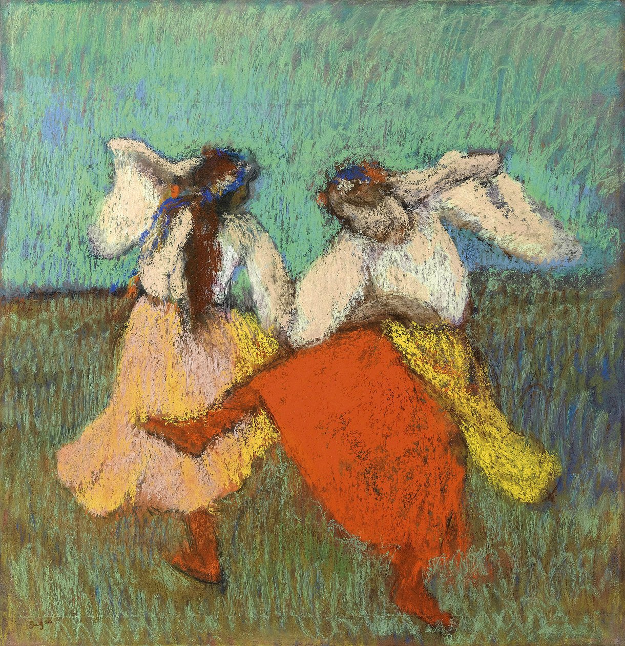 Russische Dansers door Edgar Degas