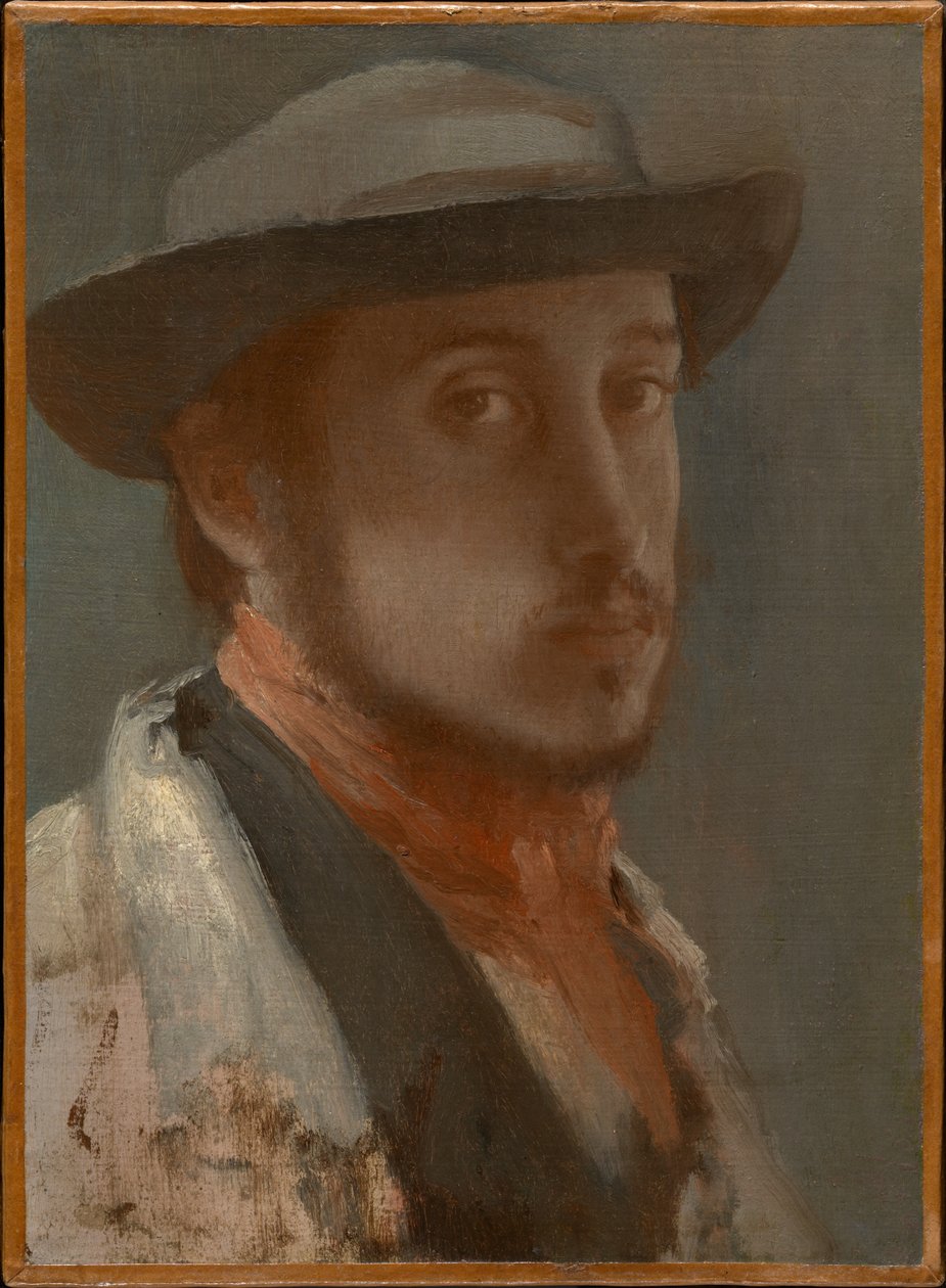 Zelfportret door Edgar Degas