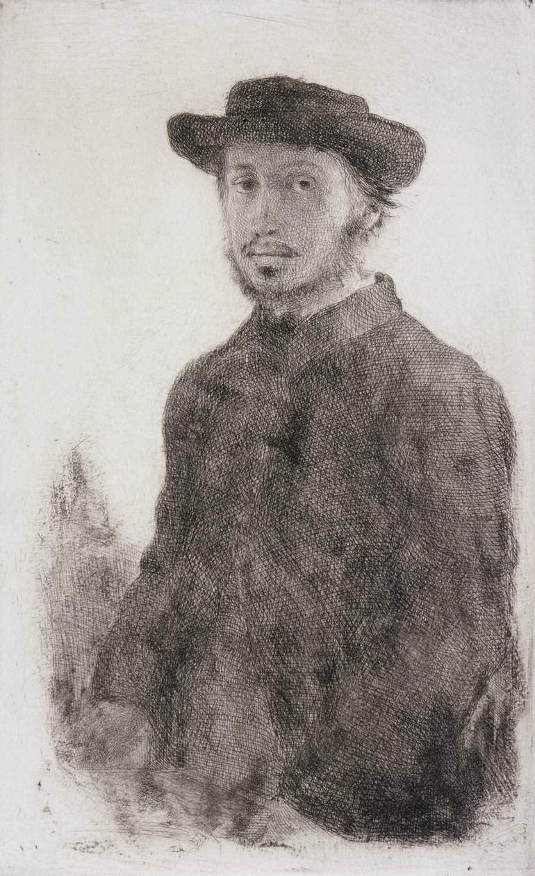 Zelfportret door Edgar Degas