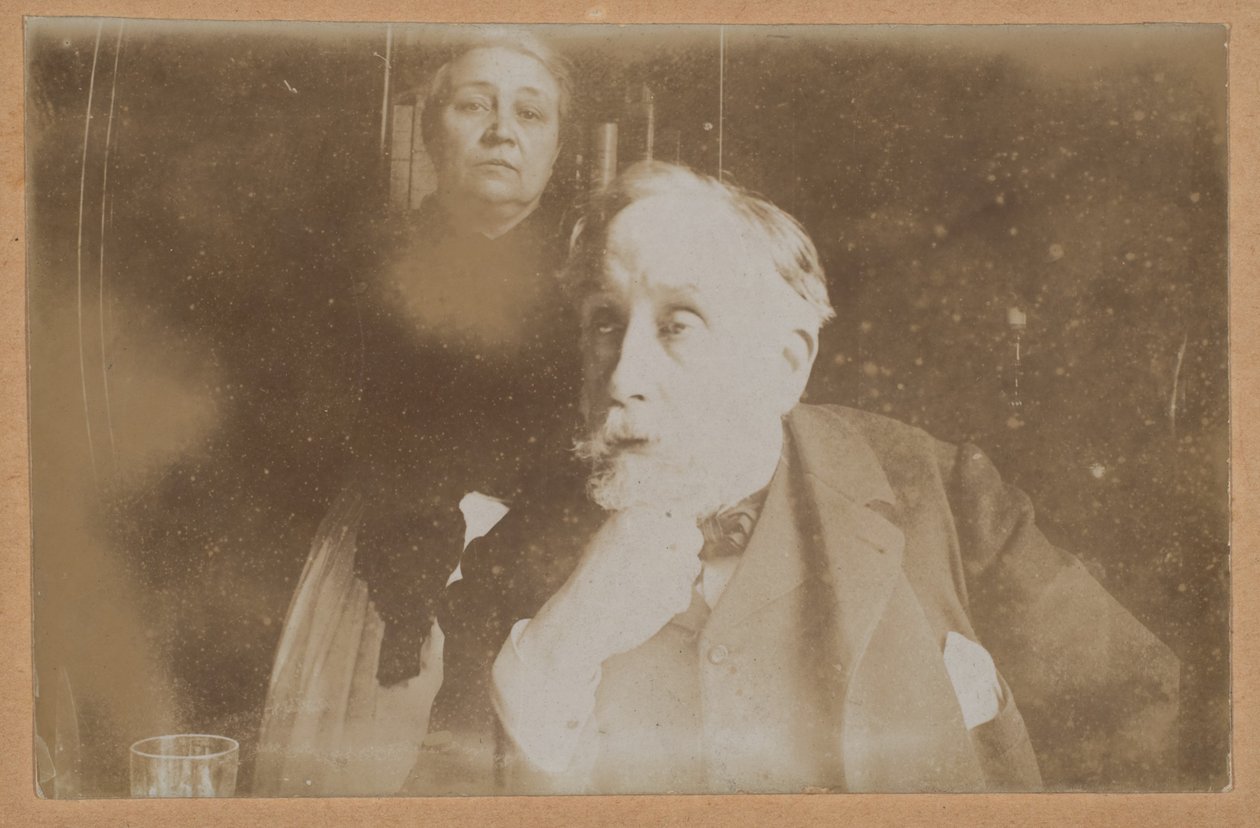 [Zelfportret met Zoé Closier] door Edgar Degas