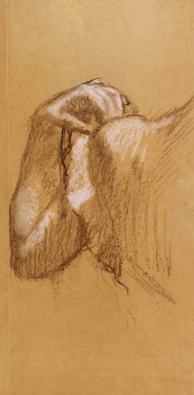 Studie van een arm door Edgar Degas