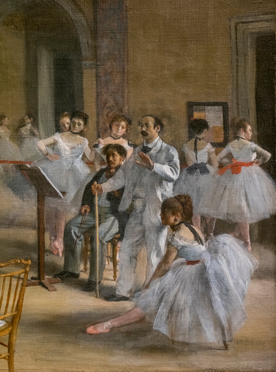 De dansles (detail) door Edgar Degas
