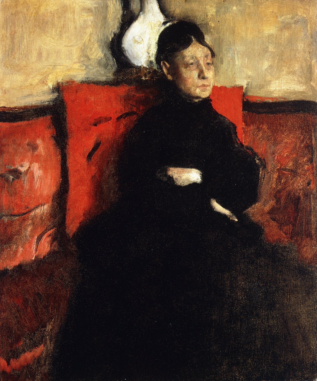 De hertogin van Montejasi-Cicerale door Edgar Degas