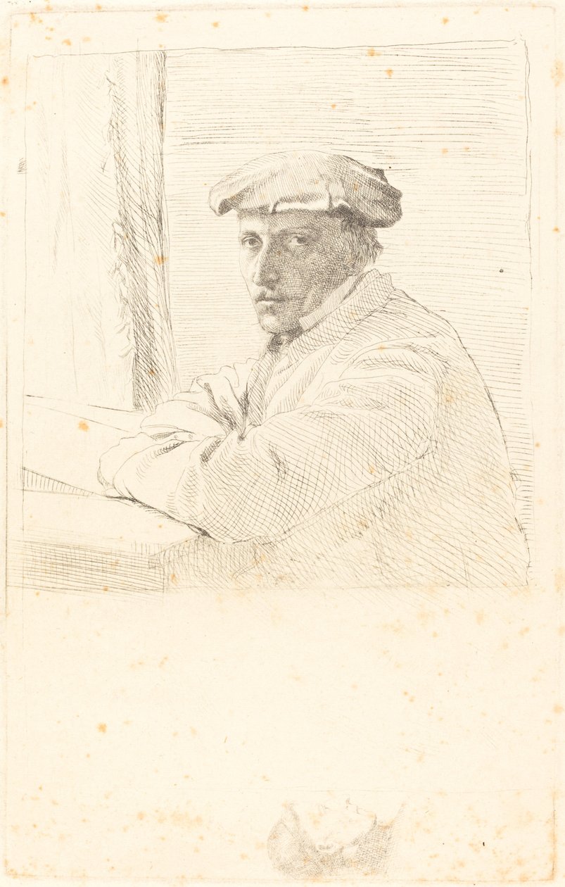 De graveur Joseph Tourny door Edgar Degas