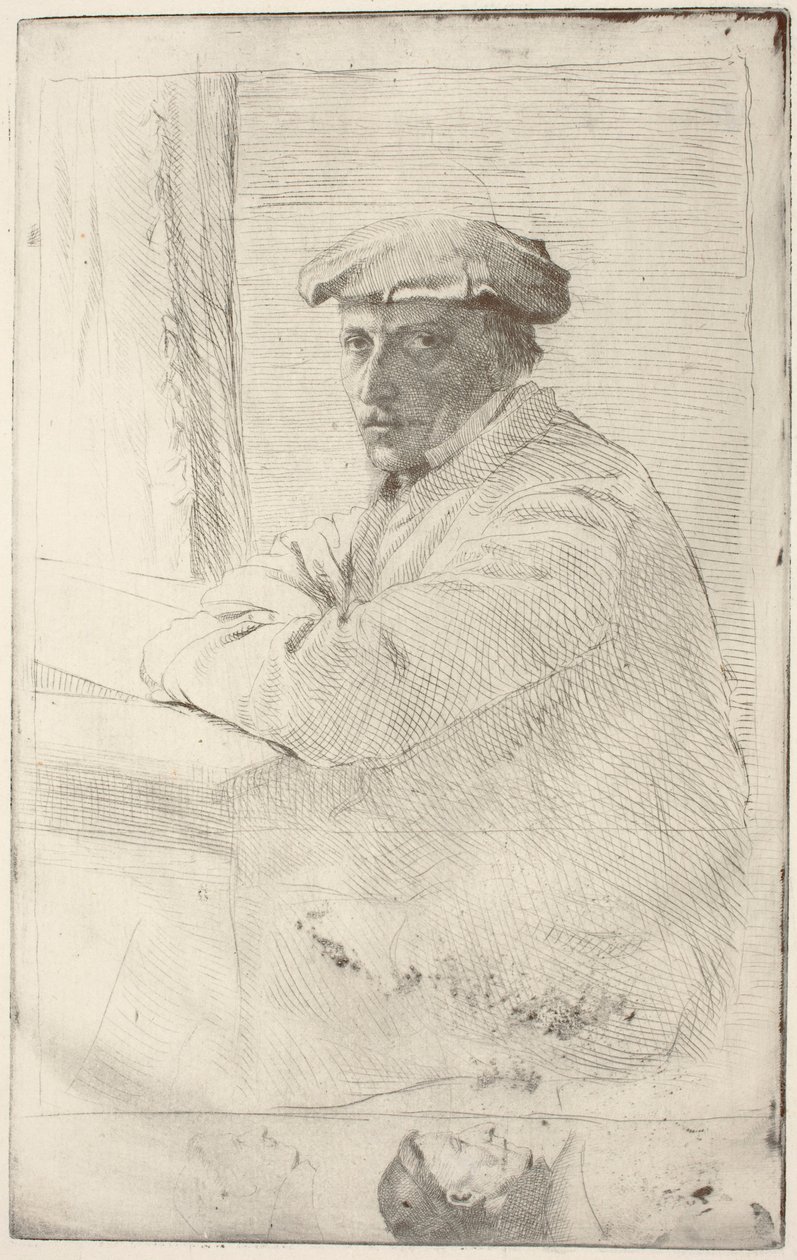 De graveur Joseph Tourny (Le graveur Joseph Tourny) door Edgar Degas