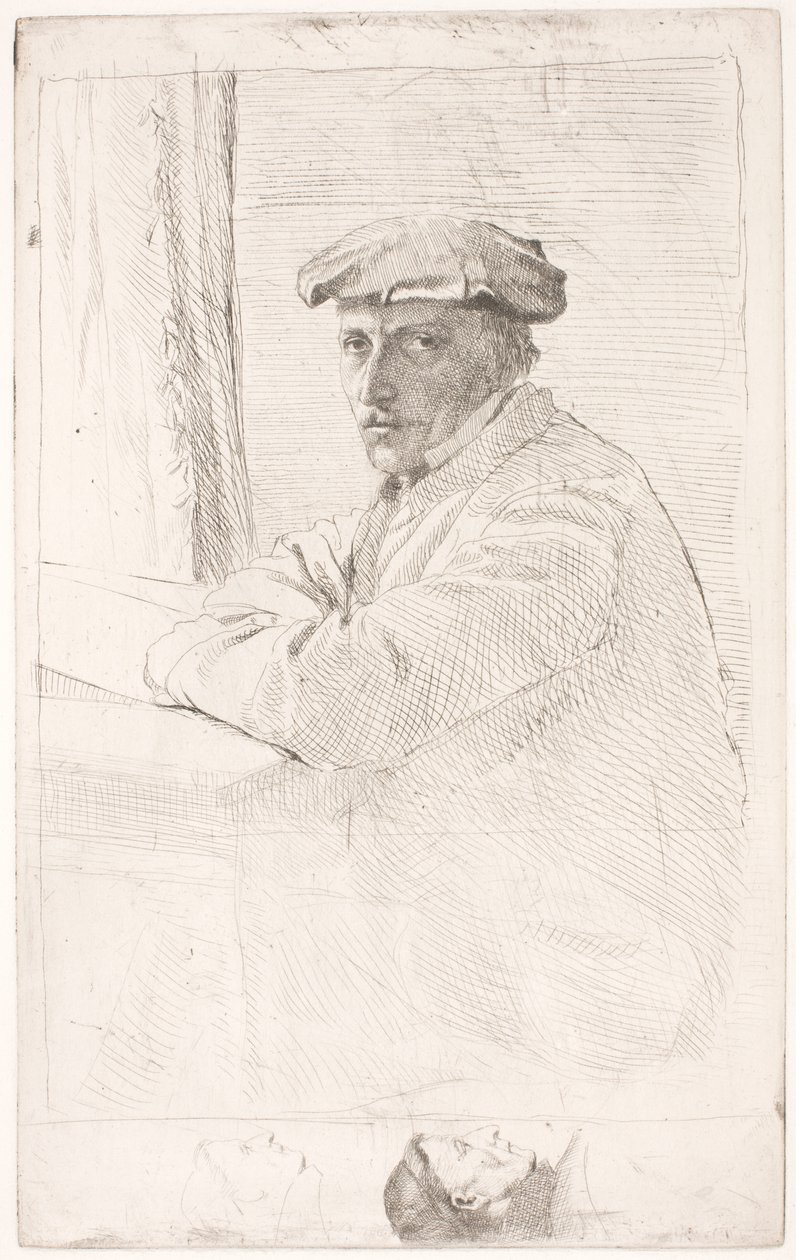 De graveur Joseph Tourny door Edgar Degas