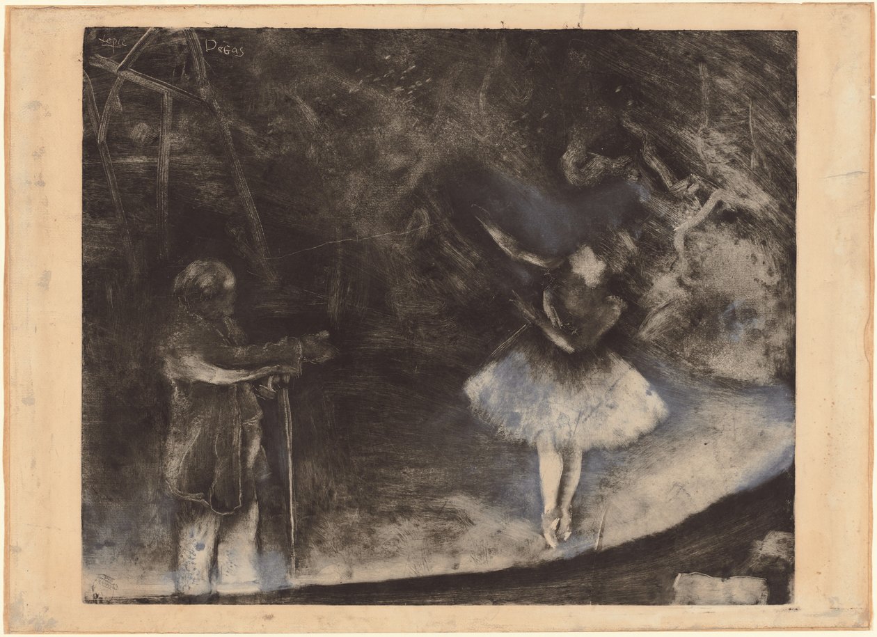 De meester van het ballet (uitgevoerd in samenwerking met Ludovic Lepic) door Edgar Degas