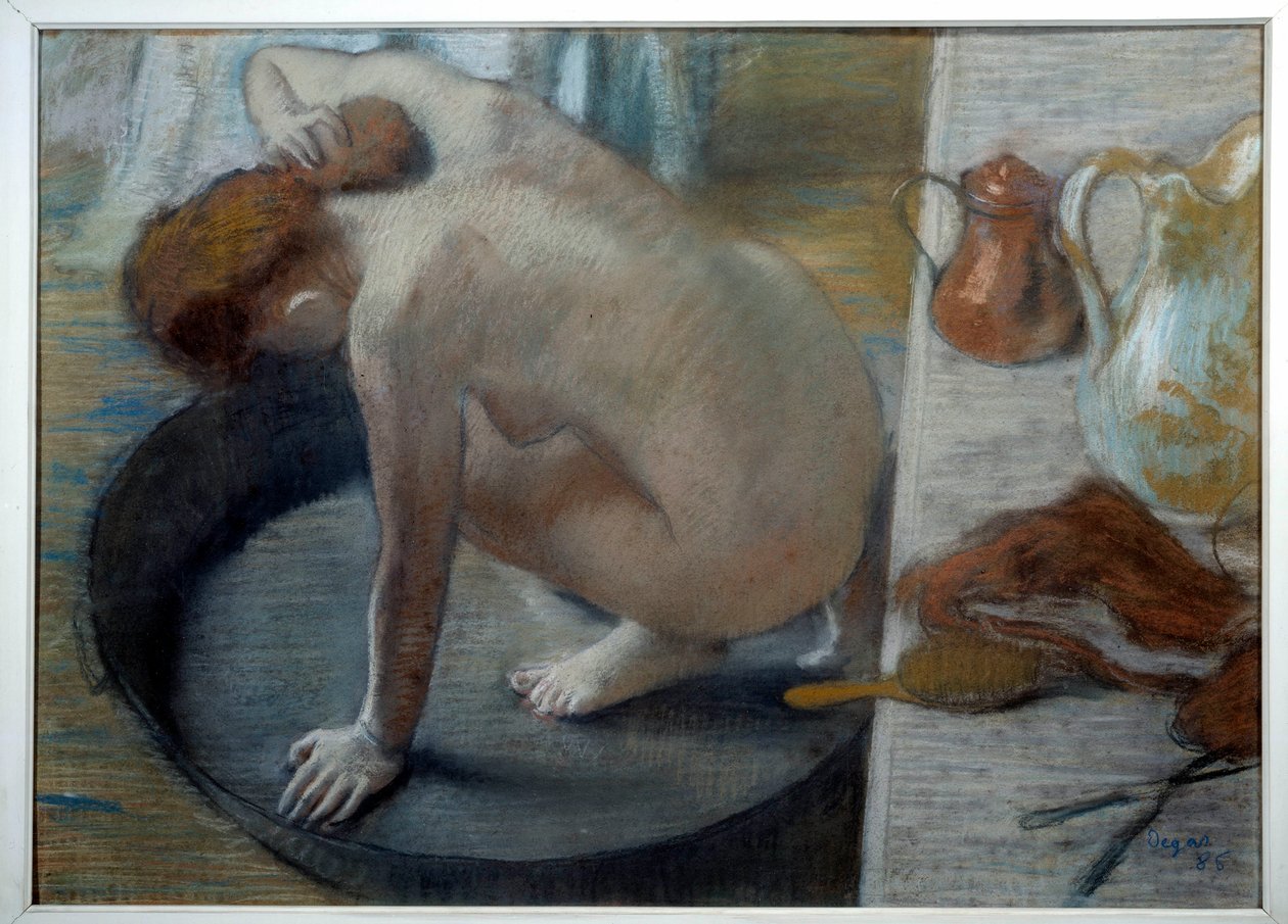 De Pastelkuip door Edgar Degas