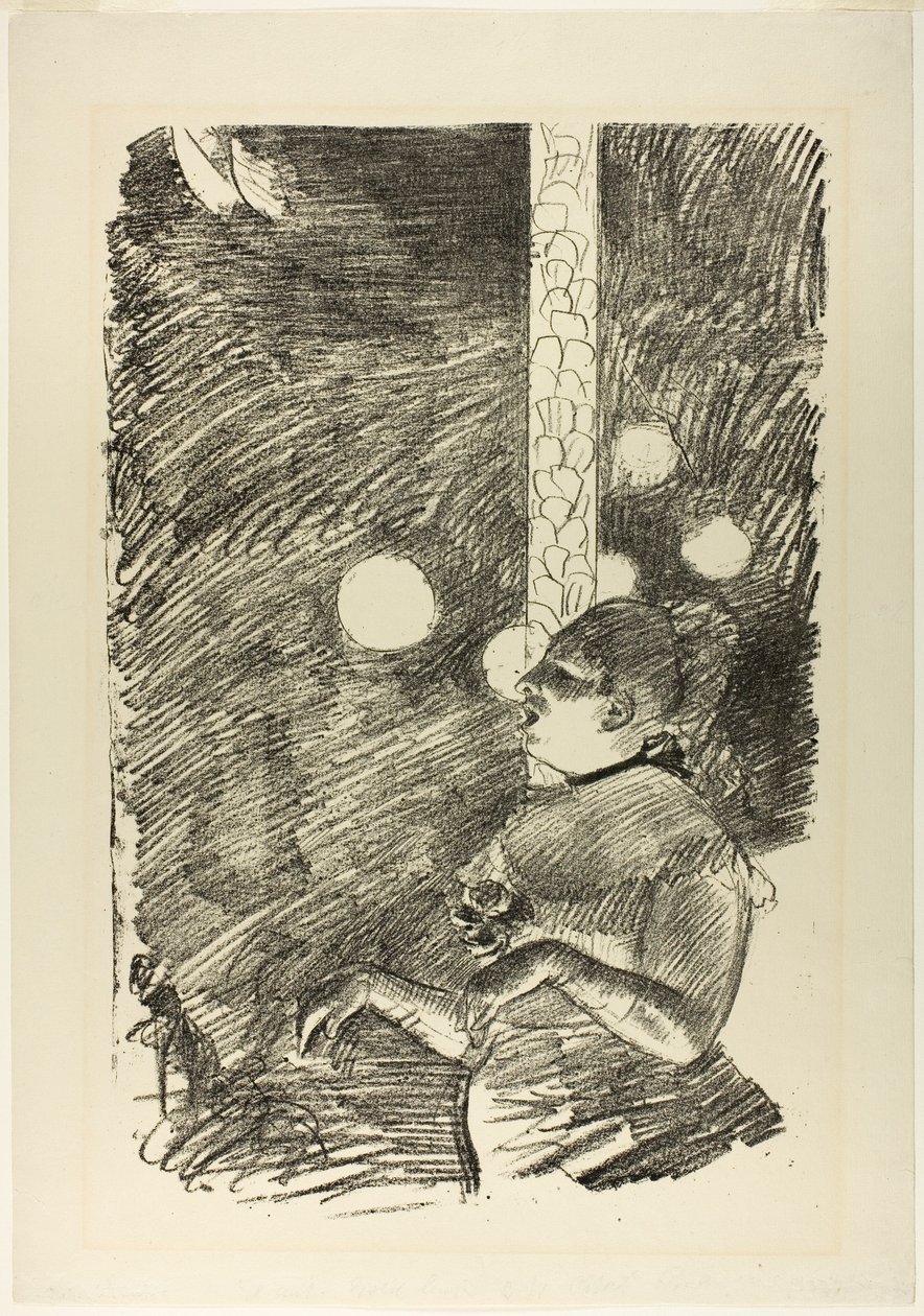 Het lied van de hond door Edgar Degas
