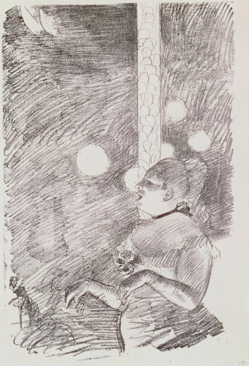 Het Lied van de Hond, 1876-77 door Edgar Degas