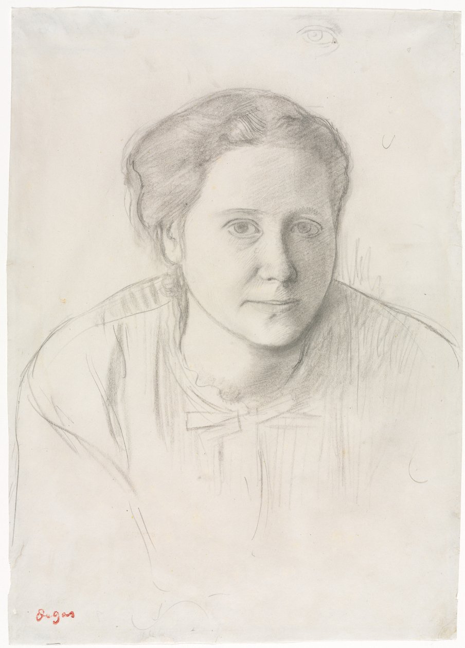 Victoria Dubourg, c. 1866 door Edgar Degas