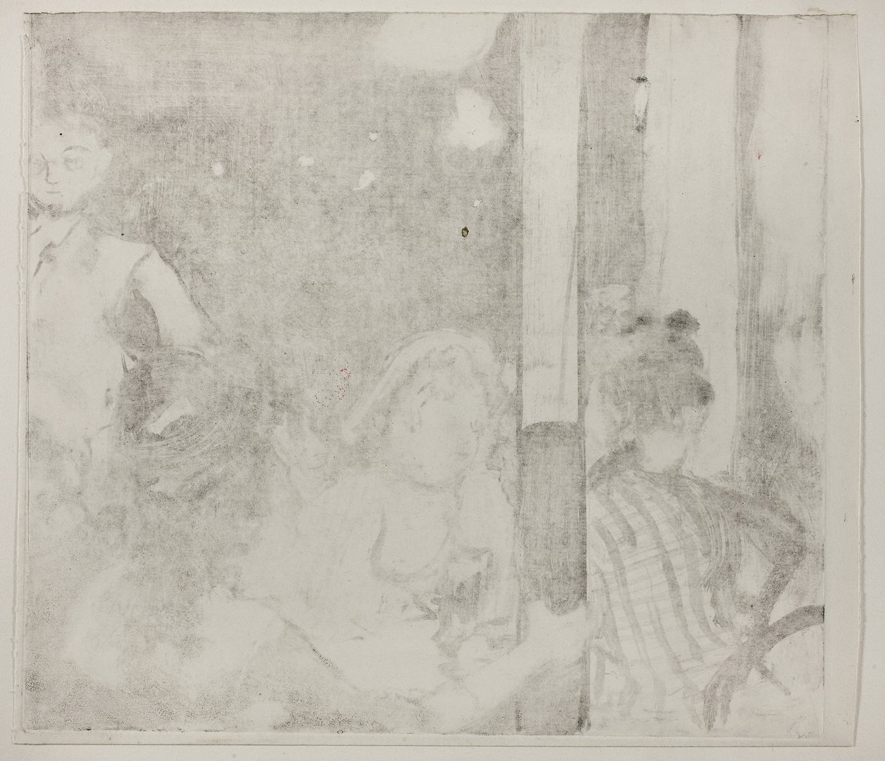 Vrouwen voor een café, avond, c.1877 door Edgar Degas