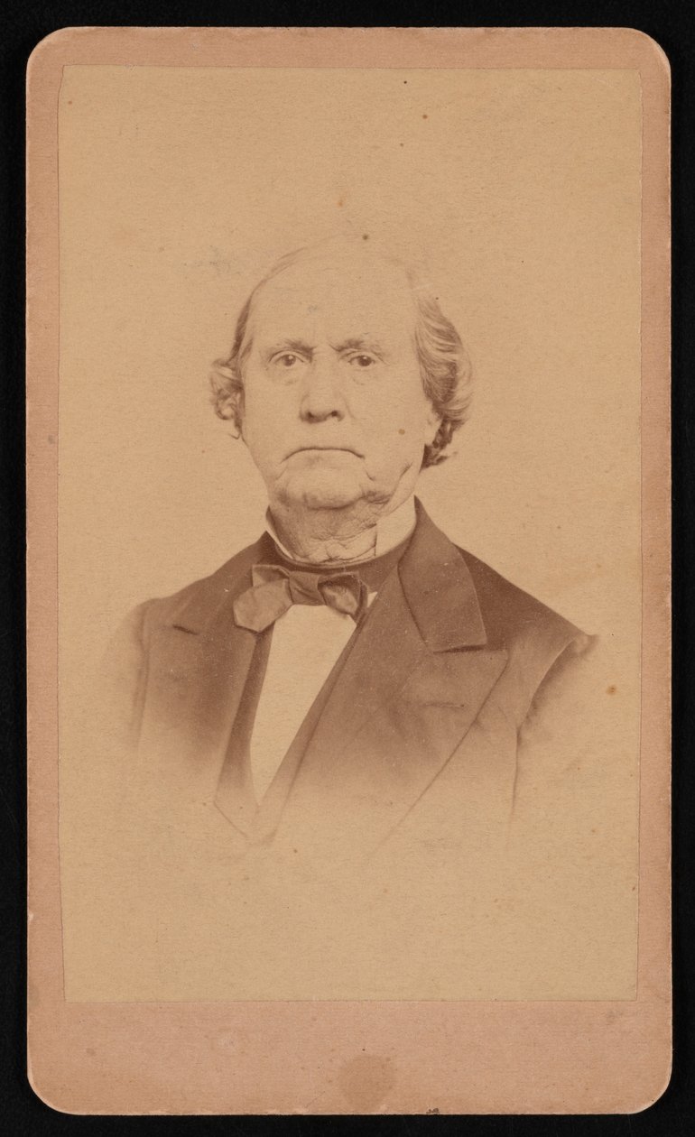 Portret van Ezra Bartlett French 1810-1880, voor 1880 door Edgar J Pullman