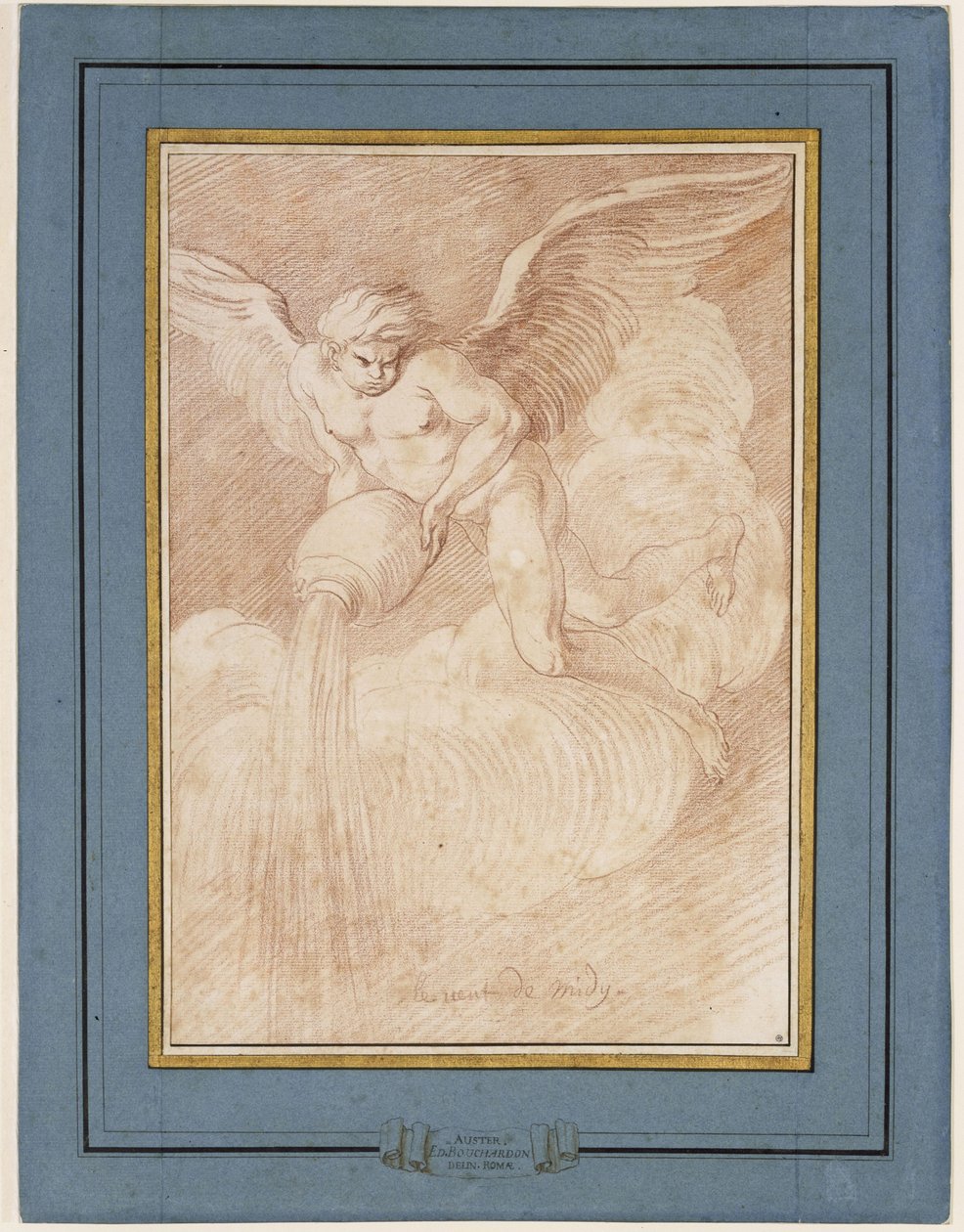 Der Südwind door Edmé Bouchardon