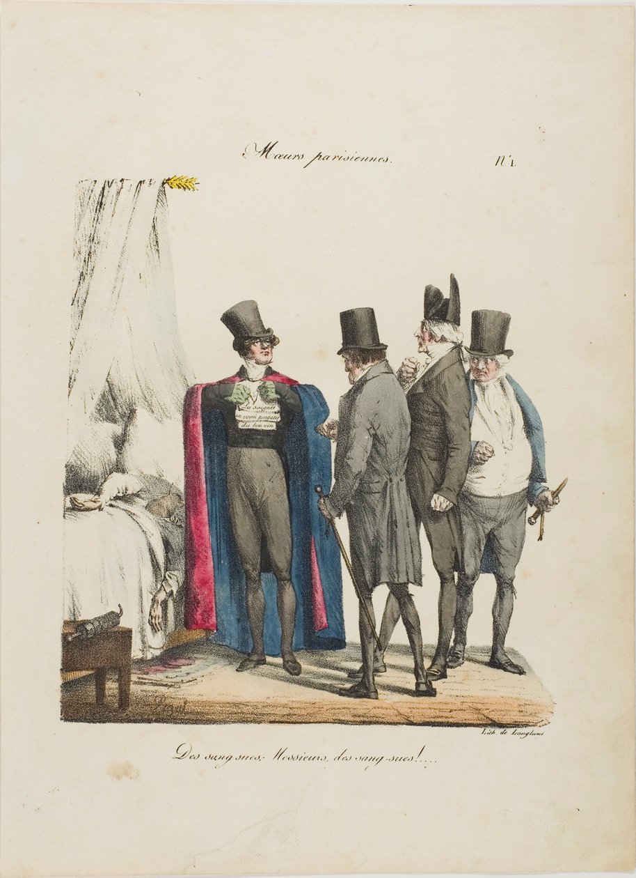 De bloedzuigers, heren, de bloedzuigers! door Edme Jean Pigal
