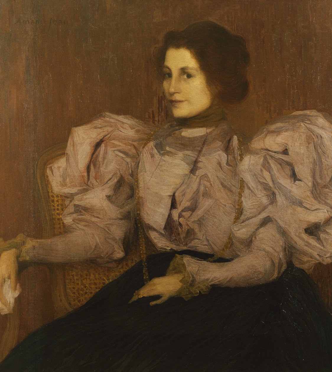 Portret van Madame Besnard door Edmond François Aman Jean