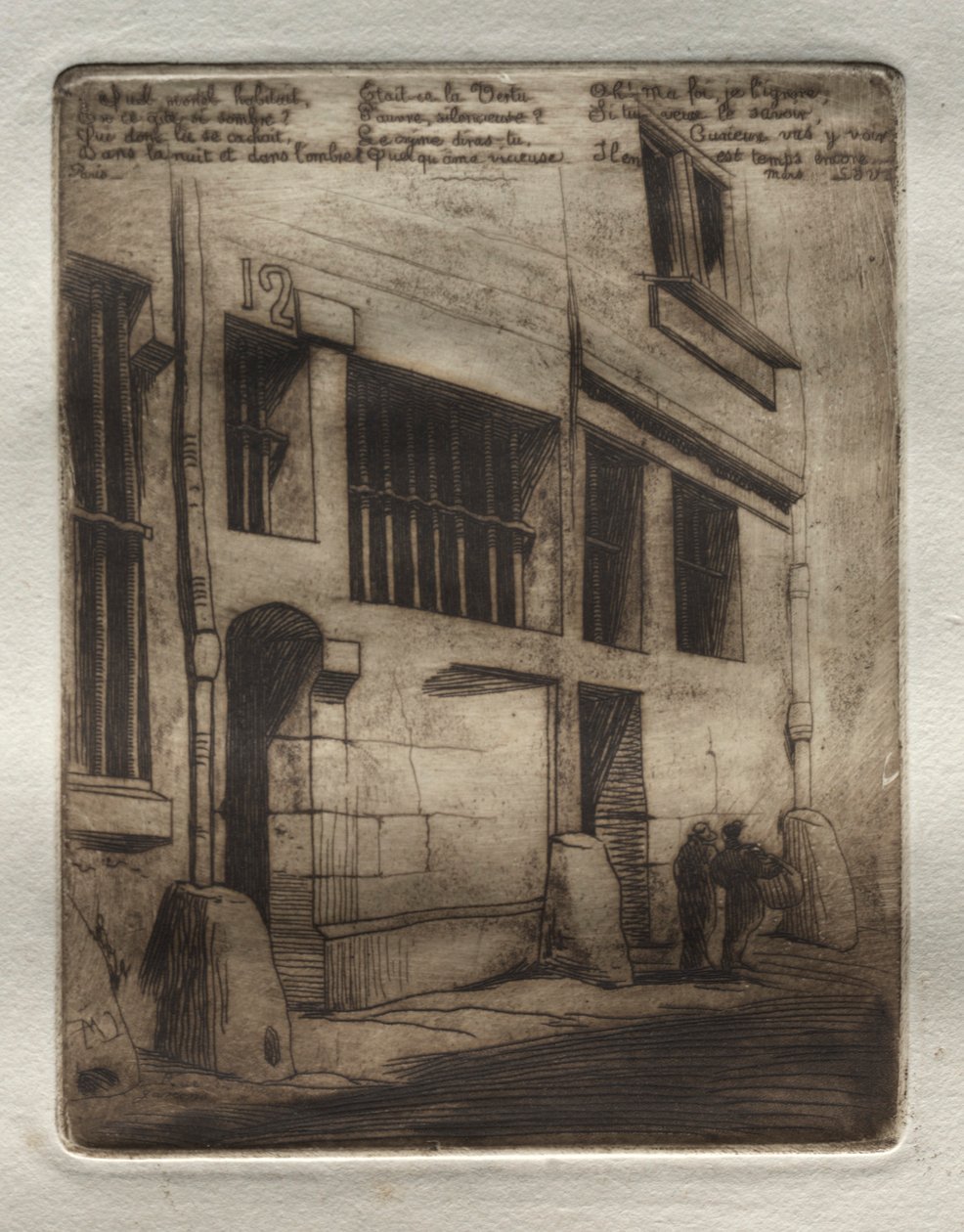 Rue des Mauvais Garçons door Edmond Gosselin