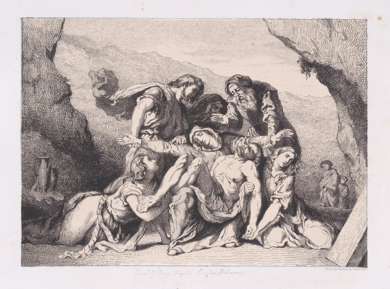 Pietà door Edmond Hédouin