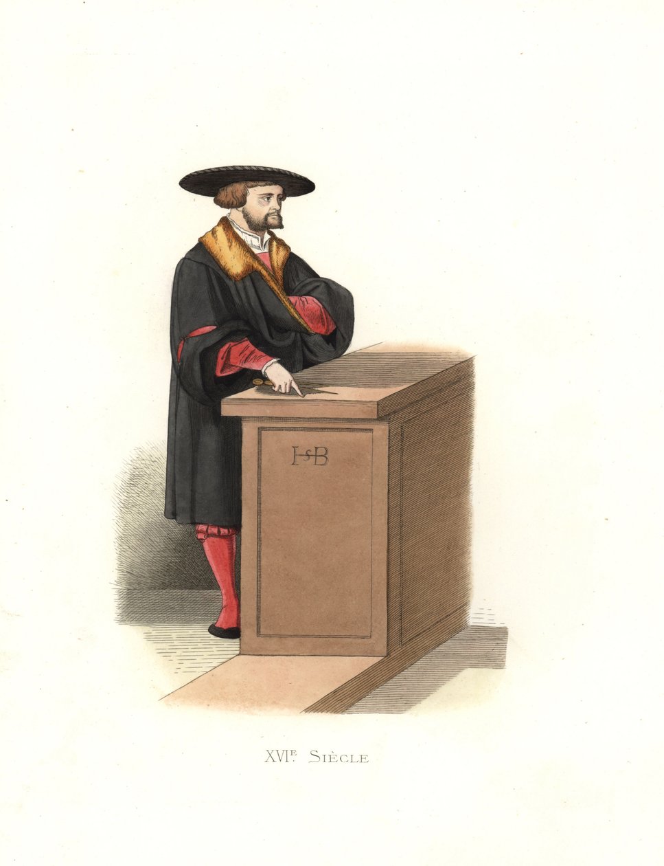 Hans Sebald Beham (1500-1550), Duitse prentmaker, graveur, schilder en miniaturist door Edmond Lechevallier-Chevignard