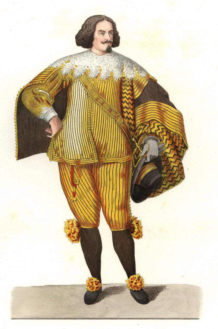 Italiaanse kamerheer door Edmond Lechevallier Chevignard