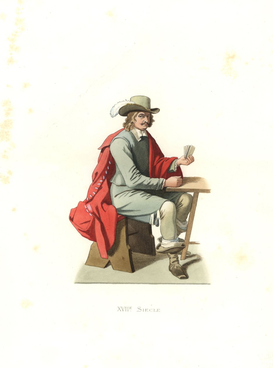 Officier uit de Lage Landen door Edmond Lechevallier Chevignard
