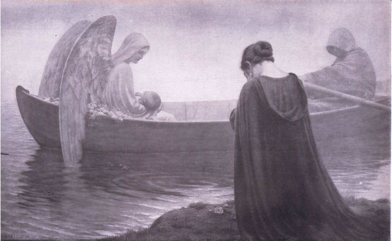 Naar het onbekende land, Bibbys Jaarboek, 1916-1917 door Edmund Blair after Leighton